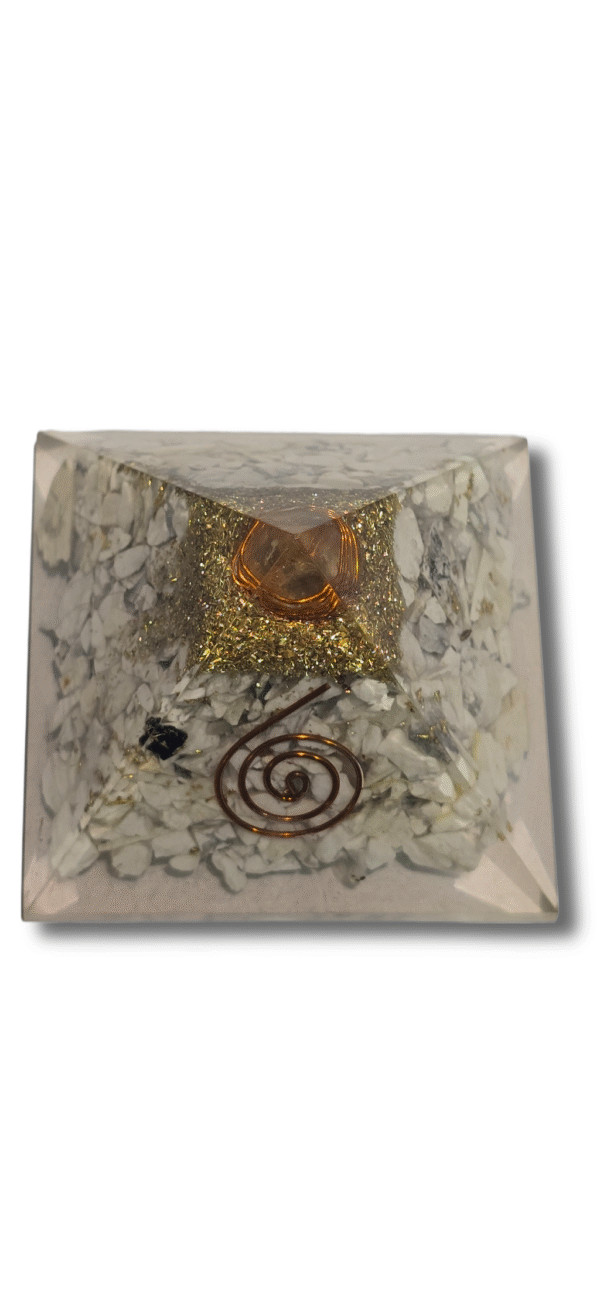 DevRishi Howlite Peace Pyramid PSP001 - Image 3