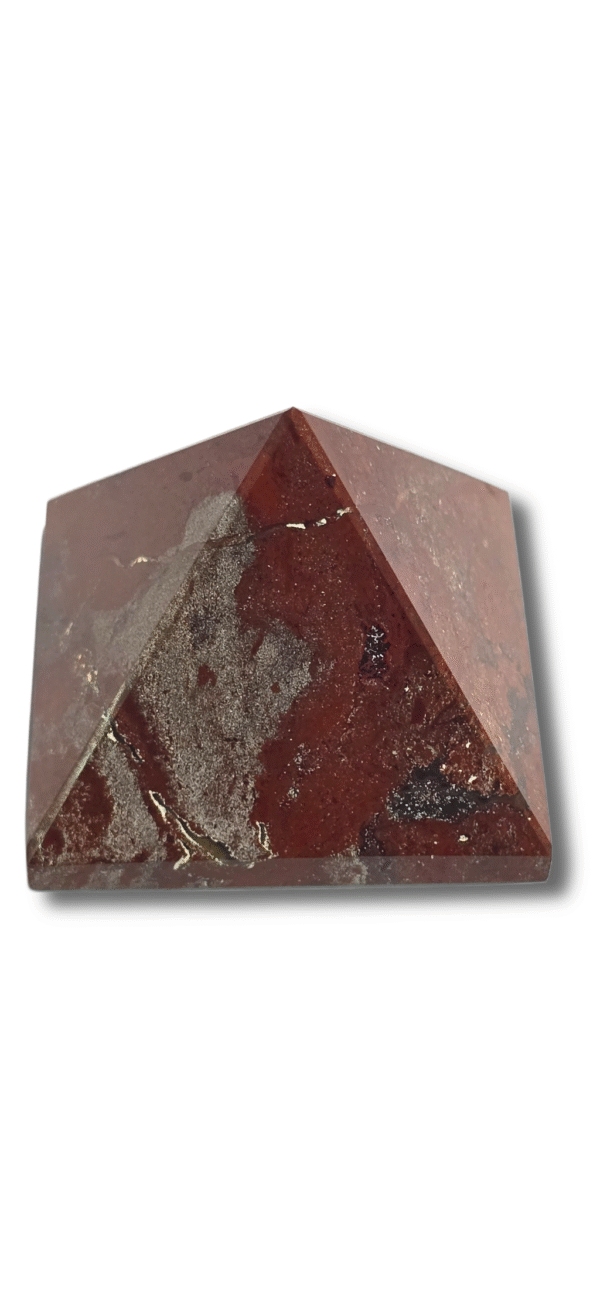 Devrishi Red Jasper Pyramid PSRJ001 - Image 2